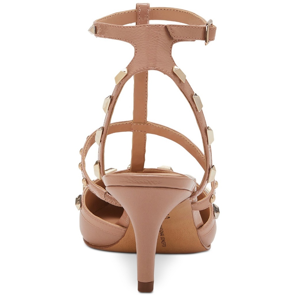 NIB INC Rockstud blush Slingback bridesmaid shoes - Picture 4 of 6